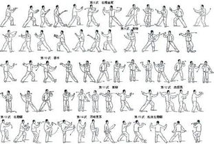 太极二十四式名称