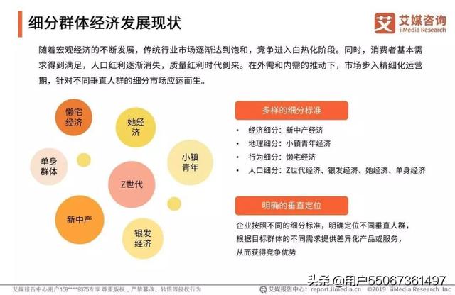 2019中国互联网群体经济用户与消费行为研究报告(可下载)
