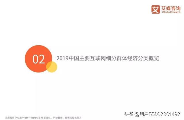 2019中国互联网群体经济用户与消费行为研究报告(可下载)