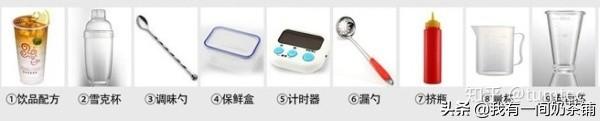 第四节―开奶茶店必备设备清单及价格。
