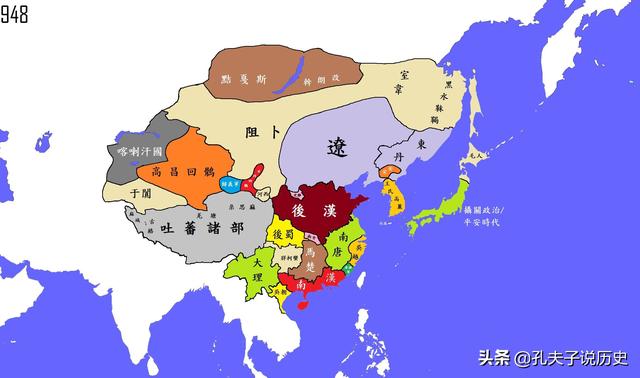 五代十国是哪五代,哪十国?究竟有多乱?