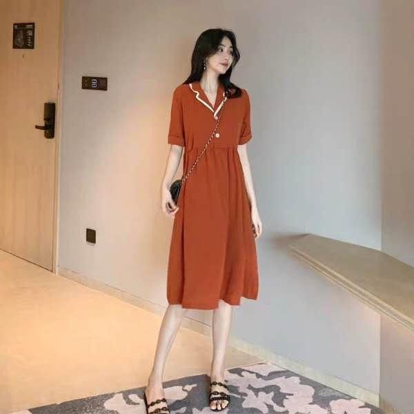 夏日活力橙穿搭,T恤裙子随心挑,在炎热的天气里做最凉爽的少女