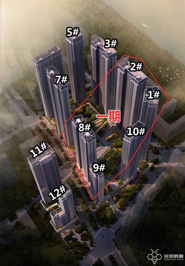 绿城黄浦湾：一期共推5栋楼 临江超高层达170米