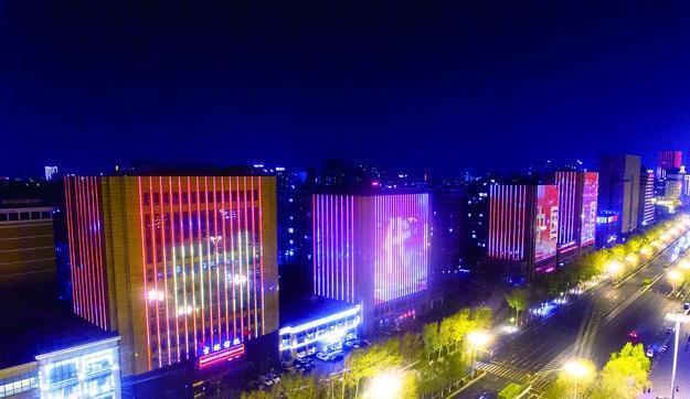 吉林省长春市在十一期间展示夜景风采：充分体现东北大都市的壮观